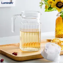 Bộ 2 Bình đựng Nước Thủy Tinh Luminarc Quadro 0.5L G2667 - Thiết Kế Hiện Đại, An Toàn Cho Sức Khỏe, Hàng Chính Hãng