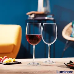 Bộ 4 ly rượu vang thủy tinh Luminarc So Wine E5981 580ml - Chất lượng Pháp, Thiết kế tinh tế cho không gian bếp hiện đại