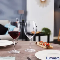 Bộ 4 ly rượu vang thủy tinh Luminarc So Wine E5981 580ml - Chất lượng Pháp, Thiết kế tinh tế cho không gian bếp hiện đại