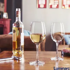 Bộ 4 ly rượu vang thủy tinh Luminarc So Wine E5981 580ml - Chất lượng Pháp, Thiết kế tinh tế cho không gian bếp hiện đại