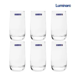 Bộ 6 Cốc Thủy Tinh Cao Luminarc Vigne H2104 350ml - Thiết Kế Sang Trọng, An Toàn Cho Sức Khỏe, Dùng Trong Máy Rửa Chén