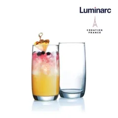 Bộ 6 Cốc Thủy Tinh Cao Luminarc Vigne H2104 350ml - Thiết Kế Sang Trọng, An Toàn Cho Sức Khỏe, Dùng Trong Máy Rửa Chén