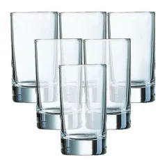 Bộ 6 Cốc Thủy Tinh Luminarc Islande 150ml - Chất Liệu Cao Cấp, An Toàn, Chống Xước - Hàng Chính Hãng 12829/E5878