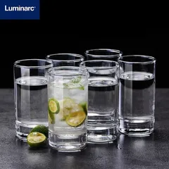 Bộ 6 Cốc Thủy Tinh Luminarc Islande 150ml - Chất Liệu Cao Cấp, An Toàn, Chống Xước - Hàng Chính Hãng 12829/E5878