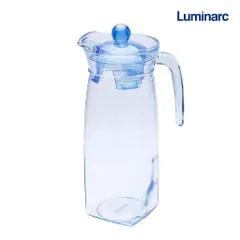 Bình Thủy Tinh Luminarc Flame 1.3L - Chất Liệu Cao Cấp, Thiết Kế Hiện Đại, Nắp Đậy Kín, Bình Nước Trong Suốt Thông Minh