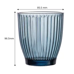 Bộ 6 Cốc Thủy Tinh Thấp Luminarc Rock Line 340ml - Chất Liệu Cao Cấp, Thiết Kế Độc Đáo, An Toàn Cho Máy Rửa Chén