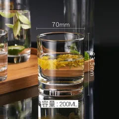 Bộ 6 cốc thủy tinh Luminarc Islande 200ml - An toàn, Chống xước, Thiết kế hiện đại cho không gian bếp sạch đẹp