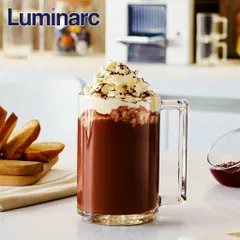 Bộ 6 Cốc Bia Luminarc Fitness Có Quai 320ml & 450ml - Thủy Tinh Chống Xước, Hàng Chính Hãng, Tiện Dụng Cho Bếp Nhà