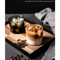 Bộ 6 cốc thủy tinh thấp Arcoroc Log T 220ml - Hàng chính hãng, an toàn cho sức khỏe, lý tưởng cho nhà hàng và quán cà phê