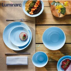 Bát Tô Thủy Tinh Luminarc Diwali Light Blue 14.5cm 750ml - Hàng Chính Hãng, An Toàn, Thiết Kế Hiện Đại Cho Nhà Bếp