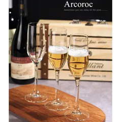 Bộ 6 ly thủy tinh champagne Arcoroc Mineral 16cl L8091 - Ly rượu sang trọng, an toàn cho sức khỏe, hàng chính hãng từ Pháp