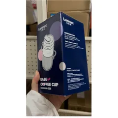 Cốc Thủy Tinh Luminarc Ease 500ml V5076/V5077 - Cốc Đựng Sinh Tố, Yến Mạch Có Nắp Đậy Chống Tràn Tiện Lợi, Dễ Mang Theo