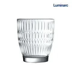 Bộ 6 Cốc Thủy Tinh Luminarc Rock Dew 340ml V7638 - Sang Trọng, Bền Bỉ, Phong Cách Retro Cao Cấp Hàng Chính Hãng