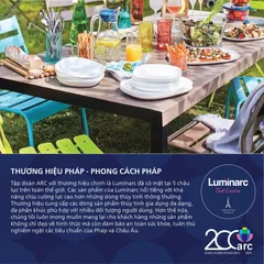 Bộ 6 cốc thủy tinh Luminarc Salto xanh dương 350ml - Hàng chính hãng, an toàn cho sức khỏe, thiết kế hiện đại, tiện dụng cho nhà bếp