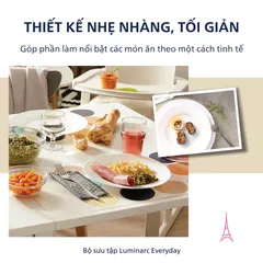 Đĩa Sâu Lòng Luminarc Everyday 22cm G0563 - Đĩa Ăn Súp Chịu Nhiệt, An Toàn Trong Lò Vi Sóng - Sản Phẩm Chính Hãng Pháp