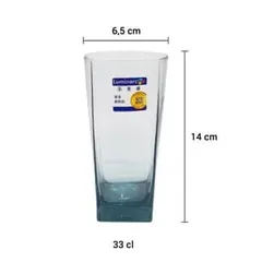 Bộ 6 cốc thủy tinh Luminarc Sterling Mazarine 330ml - An toàn, hiện đại, chính hãng, lý tưởng cho bếp và gia đình