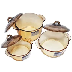 Nắp nồi thủy tinh Luminarc 1L, 1.5L, 2L, 3L, 5L - Nắp thay thế an toàn, bền, chịu nhiệt cho bếp và lò vi sóng, quà tặng hoàn hảo