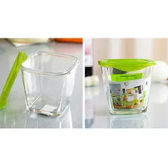 Hộp đựng thực phẩm chất liệu thủy tinh Luminarc KeepN hình vuông sâu 75cl - H8324