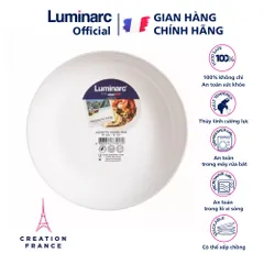 Bộ 4 Đĩa Thủy Tinh Luminarc Friend's Time 17cm - Hàng Chính Hãng, An Toàn, Chịu Va Đập, Thiết Kế Hiện Đại cho Bếp Nhà Bạn