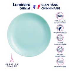Đĩa Thủy Tinh Luminarc Diwali Light 19cm - An Toàn Cho Máy Rửa Bát Và Lò Vi Sóng, Chất Liệu Cao Cấp Từ Pháp
