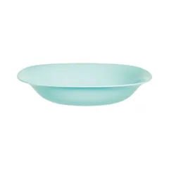 Đĩa Thủy Tinh Sâu Luminarc Carine 21cm Màu Xanh - An Toàn Với Lò Vi Sóng, Bền, Kiểu Dáng Sang Trọng Châu Âu, Quà Tặng Thưởng Thức Ẩm Thực