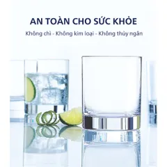 Bộ 6 cốc thủy tinh Luminarc Islande 300ml D6317 | An toàn cho sức khỏe, Chống xước và bám mùi, Hàng chính hãng