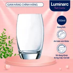Bộ 6 cốc thủy tinh Luminarc Salto 350ml G2560 - An toàn cho sức khỏe, thiết kế hiện đại, chính hãng, phù hợp với mọi không gian bếp
