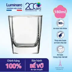 Bộ Cốc Thủy Tinh Luminarc Sterling 6 Chiếc 200ml - Hàng Chính Hãng, An Toàn Sức Khỏe, Thiết Kế Hiện Đại, Chất Lượng Cao