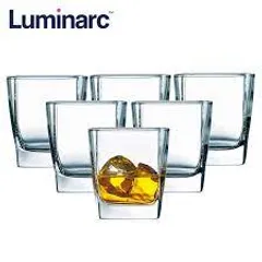 Bộ Cốc Thủy Tinh Luminarc Sterling 6 Chiếc 200ml - Hàng Chính Hãng, An Toàn Sức Khỏe, Thiết Kế Hiện Đại, Chất Lượng Cao