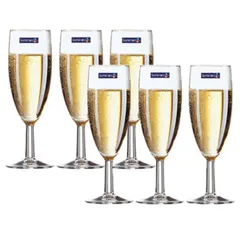 Bộ 6 Ly Champagne Thủy Tinh Luminarc 160ml - Sang Trọng, Chịu Cường Lực, An Toàn Sức Khỏe - Quà Tặng Độc Đáo cho Dịp Lễ