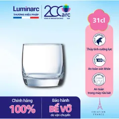 Bộ 6 cốc thủy tinh Luminarc Vigne G2574 dung tích 310ml - An toàn, bền đẹp, thiết kế hiện đại cho không gian bếp thêm sang trọng
