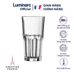Bộ 6 Cốc Thủy Tinh Luminarc Granity 360ml G3655 - Hàng Chính Hãng, An Toàn, Chống Xước, Phong Cách Hiện Đại Cho Bếp Nhà