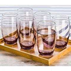 Bộ 6 Cốc Thủy Tinh Luminarc Salto Màu Hồng 350ml J5385 - An Toàn, Thẩm Mỹ, Hàng Chính Hãng Dành Cho Nhà Bếp