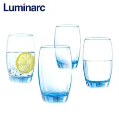 Bộ Cốc và Bình Thủy Tinh Luminarc Ice Blue 5 Chi Tiết - Hàng Chính Hãng, Thủy Tinh Trong Suốt An Toàn, Dung Tích 1.3L