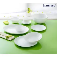 Đĩa thủy tinh bầu dục Luminarc Diwali 33cm D7481 - An toàn lò vi sóng, máy rửa bát, hàng chính hãng Pháp, chống bám bẩn, thiết kế tinh tế