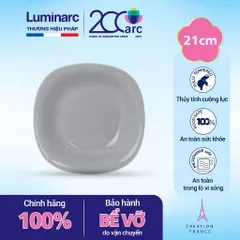 Đĩa Thủy Tinh Sâu Lòng Luminarc Carine 21cm - An Toàn Dùng Trong Lò Vi Sóng, Thiết Kế Sang Trọng, Chất Liệu Cao Cấp, Sản Xuất Tại Pháp
