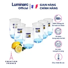 Bộ 6 cốc thủy tinh Luminarc Vigne 290ml - Ly uống nước an toàn cho sức khỏe, thiết kế hiện đại và sang trọng, hàng chính hãng