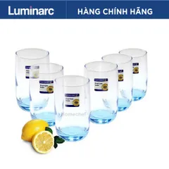 Bộ 6 cốc thủy tinh Luminarc Vigne 290ml - Ly uống nước an toàn cho sức khỏe, thiết kế hiện đại và sang trọng, hàng chính hãng