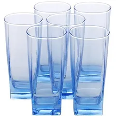 Bộ 6 cốc thủy tinh Luminarc Sterling màu xanh dương 330ml - Hàng chính hãng, an toàn cho máy rửa bát, thiết kế tinh tế, hiện đại