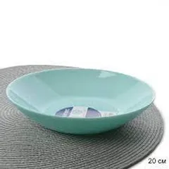 Bộ 4 Đĩa Thủy Tinh Luminarc Diwali Light Turquoise 19cm & 20cm - Thủy Tinh Cường Lực, An Toàn, Sang Trọng, Bền Bỉ cho Gia Đình