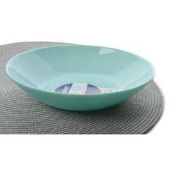 Đĩa Sâu Lòng Thủy Tinh Luminarc Diwali Light Turquoise 20cm - An Toàn Trong Lò Vi Sóng & Máy Rửa Bát, Hàng Chính Hãng Pháp