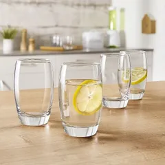 Bộ 6 cốc thủy tinh Luminarc Salto G2560 350ml - Chất liệu an toàn, thiết kế hiện đại, dùng trong máy rửa bát, hàng chính hãng