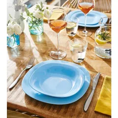 Đĩa Sâu Lòng Luminarc Carine 21cm - Thủy Tinh Cao Cấp An Toàn cho Lò Vi Sóng & Máy Rửa Bát - Địa Phương Pháp Sản Xuất tại Pháp