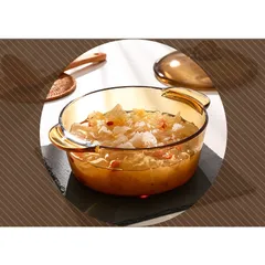 Nồi thủy tinh từ Luminarc Amberline 1L H6721TU, dùng được bếp từ, sản xuất tại Pháp, bảo hành thân nồi 10 năm