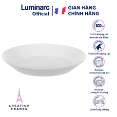 Đĩa Sâu Luminarc Harena 23cm - Thủy Tinh Chính Hãng Pháp, An Toàn Chống Xước, Dùng Cho Soup và Lò Vi Sóng