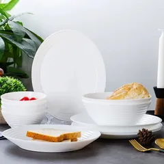Đĩa Sâu Luminarc Harena 23cm - Thủy Tinh Chính Hãng Pháp, An Toàn Chống Xước, Dùng Cho Soup và Lò Vi Sóng