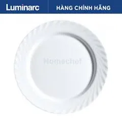 Đĩa Thủy Tinh Luminarc Trianon 27cm - Chống Xước, Bền Chắc, An Toàn Sức Khỏe, Xuất Xứ Pháp, Dùng An Toàn Trong Lò Vi Sóng