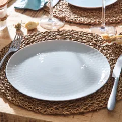 Đĩa thuỷ tinh Luminarc Pampille nông lòng màu Granit 25cm Q4643 - Hàng chính hãng an toàn, cao cấp cho bếp hiện đại