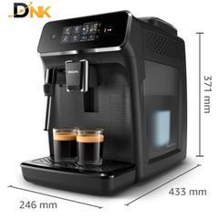 Máy Pha Cà Phê Philips EP2220/10 - Espresso Chuẩn Ý Tại Nhà, Công Nghệ Aroma Extract, Tự Động Cao Cấp, Bảo Hành Chính Hãng EU
