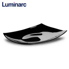 Đĩa Sứ Thủy Tinh Vuông Đen Luminarc Quadrato 19cm - An Toàn Trong Máy Rửa Bát và Lò Vi Sóng, Chống Xước và Chịu Nhiệt Tốt